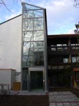 Glasschacht mit Isolierverglasung